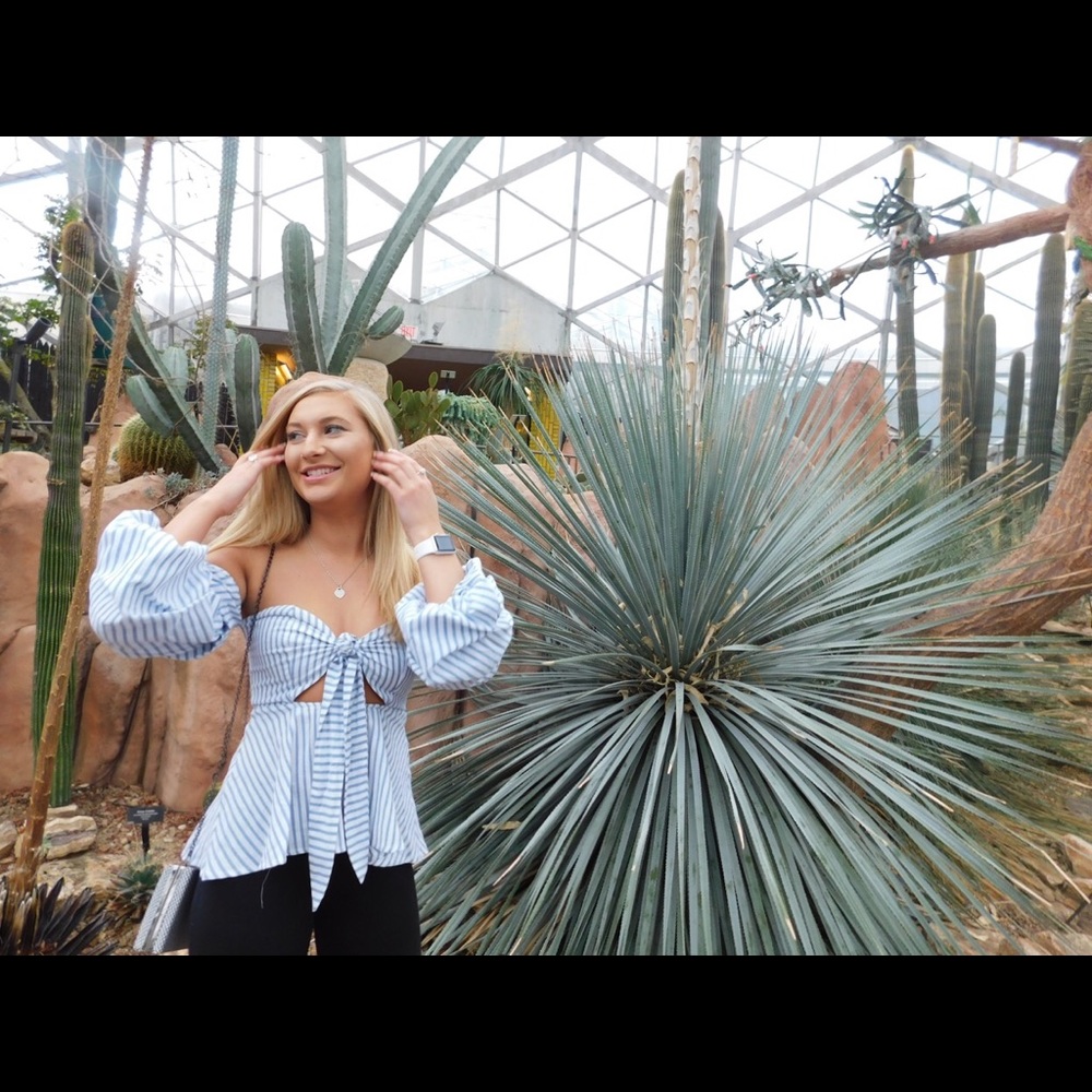 NEW striped bow top 😍